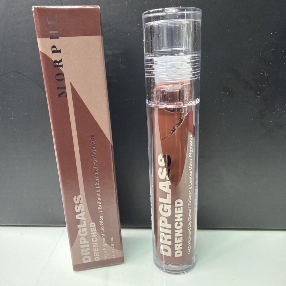 Morphe Dripglass Drenched Cocoa Melt High Pigment Lip Gloss 3.8ml 0.12oz
